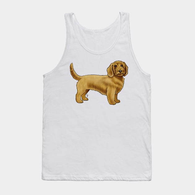 Dog - Basset Fauve de Bretagne - Wheaten Tank Top by Jen's Dogs Custom Gifts and Designs